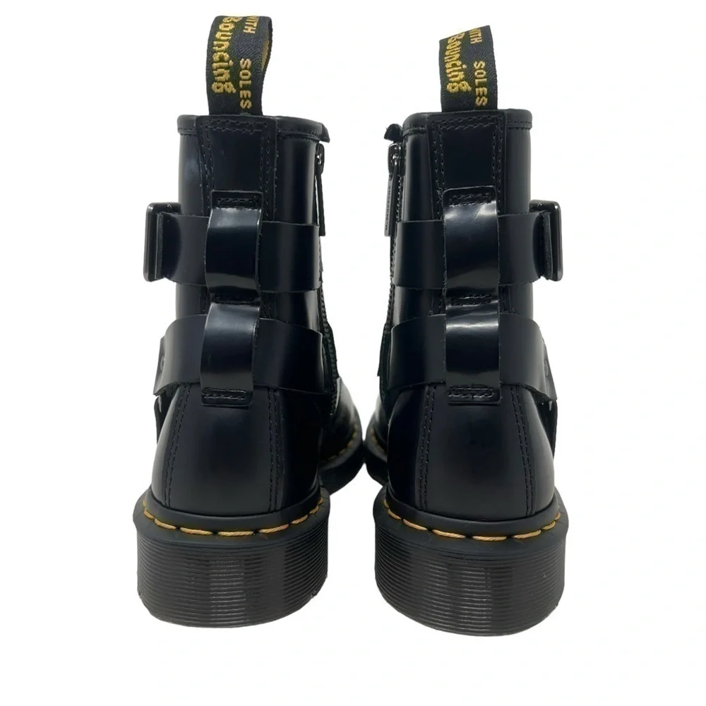 Dr. Martens Black Combat Boots - Picture 8 of 11